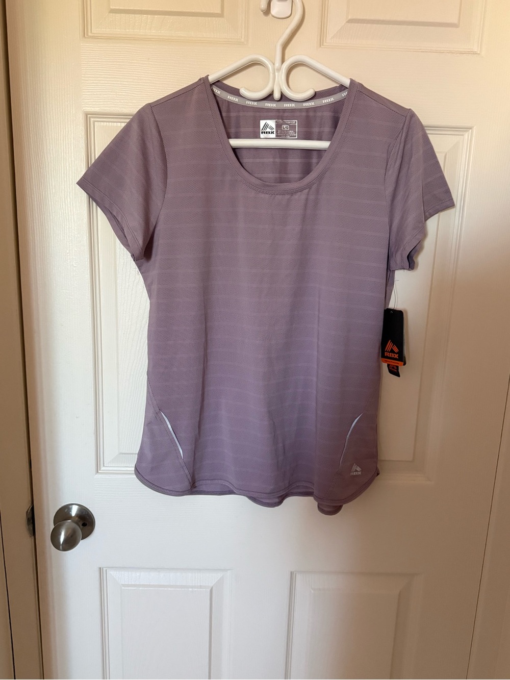 RBX Women's Lavender/Mauve/Light Purple Short-Sleeve Active Tee NWT